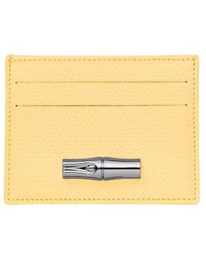 Longchamp 'Le Roseau' Card Holder - Metallic