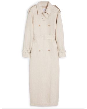 Max Mara Linen Trench - Natural