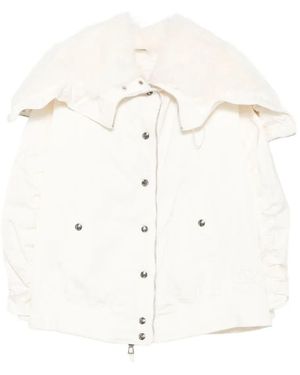 Ermanno Scervino Polyester Parka - Natural