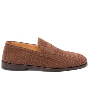 Brunello Cucinelli Penny Loafers - Brown