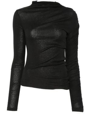 Pinko Loto Turtle Neck Sweater - Black