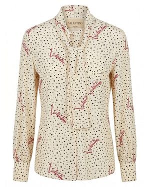Valentino Garavani Pattern Shirt - White