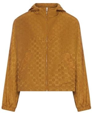 Gucci 'Gg' Bomber Jacket - Natural
