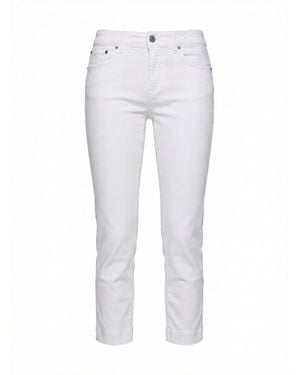 Dondup 'Rose' Slim 5-Pocket Jeans - White