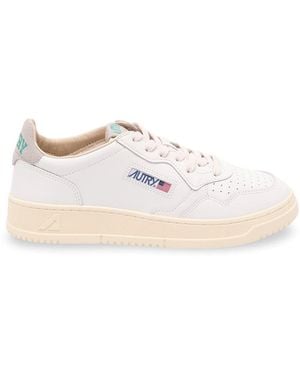 Autry 'Medalist' Low Trainers - White