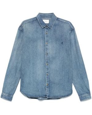 Saint Laurent Cassandre Denim Shirt - Blue