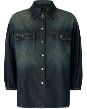 Pinko Danae Denim Shirt - Black