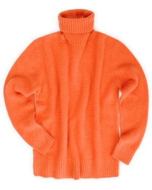 Piacenza 1733 Turtle-Neck Jumper - Orange