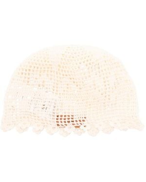 Alanui 'Island's Diary' Crotchet Hat - Natural