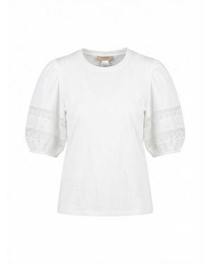Twinset Baloon Sleeve T-Shirt - White