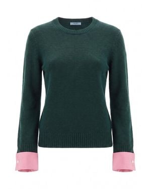 Prada Cashmere-Wool Sweater - Green