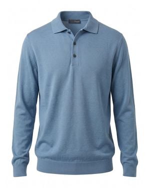 Drumohr Polo-Neck Sweater - Blue