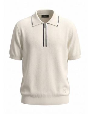 Fendi Polo Zip - White