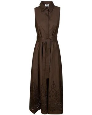 P.A.R.O.S.H. Dress - Brown