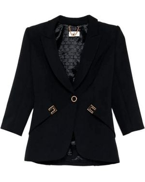 Elisabetta Franchi Jacket - Black