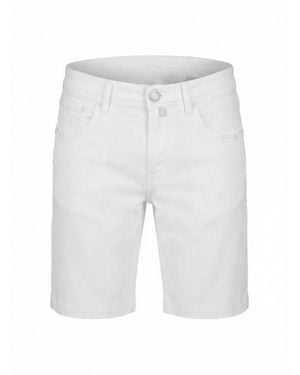 Jacob Cohen 'Nicolas' Slim Fit 5-Pocket Bermuda - White