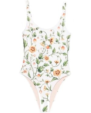 Agua Bendita 'Gema Uchuva' One-Piece Swimsuit - White