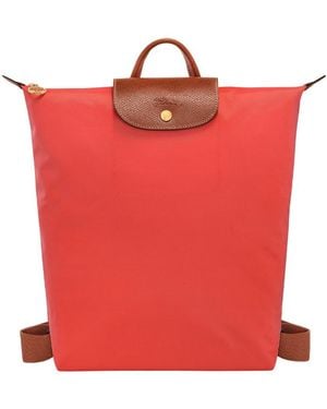 Longchamp 'Le Pliage Original' Medium Backpack - Red