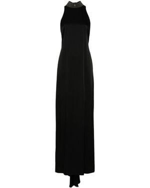 Brunello Cucinelli Monili Gown - Black