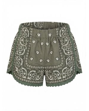 ORSINA Bandana Shorts - Green