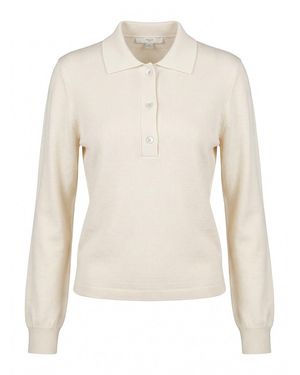 Malo Polo Neck Sweater - Natural
