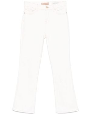 7 For All Mankind 'Daisy Ankle Boot Sugar' Jeans - White