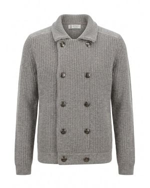 Brunello Cucinelli Cardigan - Grey