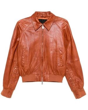 Pinko 'Barbra' Bomber Jacket - Orange