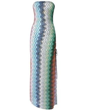 Missoni Long Cover Up - Blue