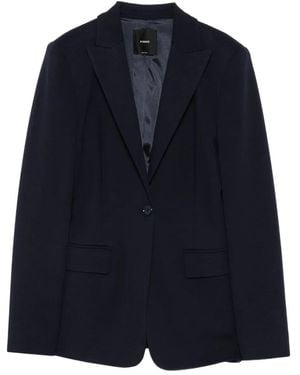 Pinko Single-Button Blazer - Blue