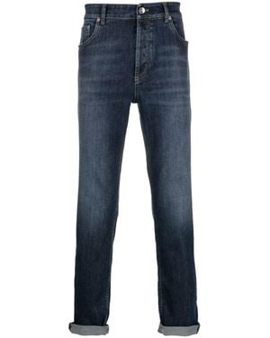 Brunello Cucinelli Denim Cotton Jeans - Blue