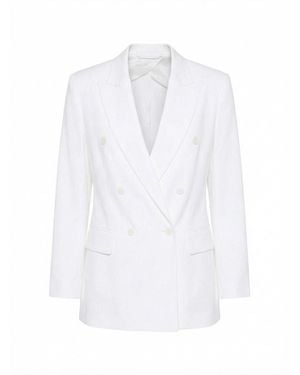 Max Mara Cotton Jacket - White
