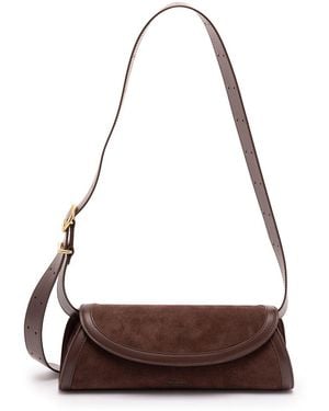 Jil Sander 'Cannolo' Small Bag - Brown