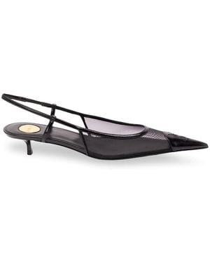 Saint Laurent 'Gaspar' Slingback - White