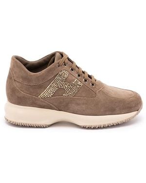 Hogan Interactive Sneakers - Brown