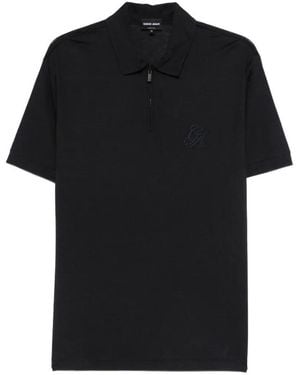 Giorgio Armani Polo Shirt - Black