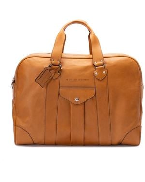 Brunello Cucinelli Cowhide Street Bag - Brown