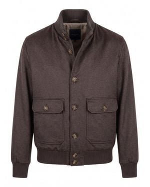 Barba Napoli Cashmere Jacket - Grey
