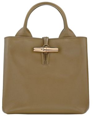 Longchamp 'Le Roseau Sleek' Small Handbag - Green