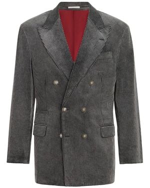 Brunello Cucinelli Blazer - Gray