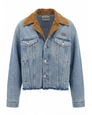 Miu Miu Denim Jacket - Blue