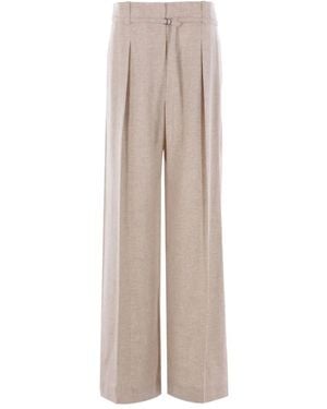Brunello Cucinelli Trousers - Natural