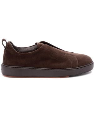 Santoni 'Victory' Trainers - Brown