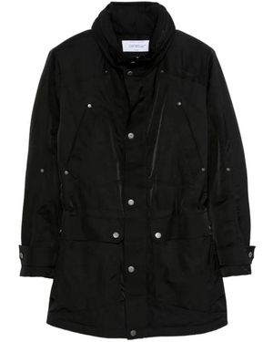 Off-White c/o Virgil Abloh Off 'Racing Staff' Sporty Parka - Black