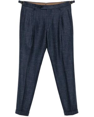 Berwich Relaxed Fit Trousers - Blue