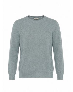 Piacenza 1733 Round Neck Jumper - Blue