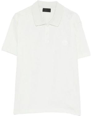 Moncler Short Sleeve Polo - White