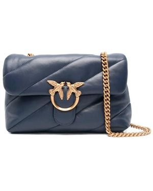 Pinko Classic 'Love' Bag Puff Maxi Quilt - Blue