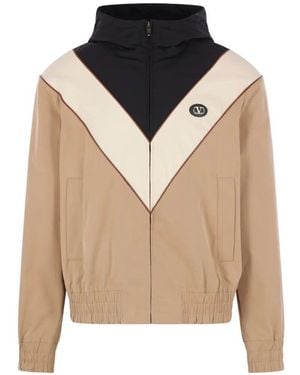 Valentino Garavani 'Vlogo Signature' Jacket - Natural