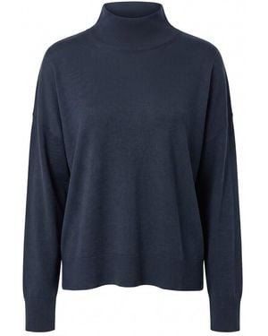Patrizia Pepe Round Neck Jumper - Blue